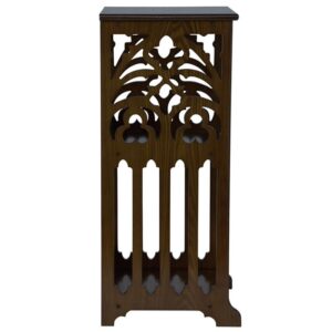 Design Toscano BN3835 15 Inch Saint Thomas Aquinas Gothic Side Table