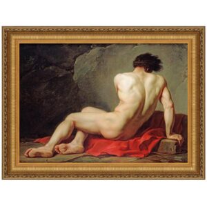 Design Toscano DA1011 22 Inch Patrocles 1780 Canvas Replica Painting - Small