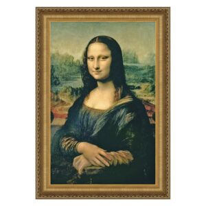 Design Toscano DA1143 27 1/4 Inch Mona Lisa Framed Canvas Replica Painting - Large