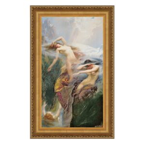 Design Toscano DA1201 16 1/4 Inch Clyties of The Mist 1912 Canvas Replica Painting - Small