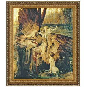 Design Toscano DA1212 25 1/4 Inch The Lament For Icarus 1898 Canvas Replica Painting - Medium