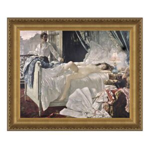 Design Toscano DA1235 56 1/4 Inch Rolla Framed Canvas Replica Painting - Grande