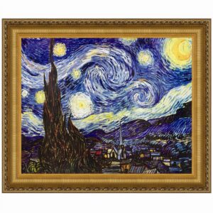 Design Toscano DA1411 17 1/4 Inch Starry Night 1889 Canvas Replica Painting - Small