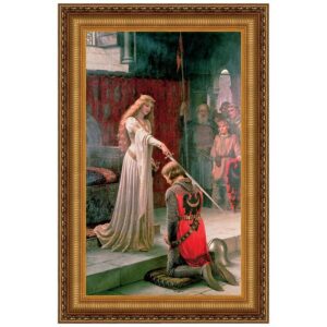 Design Toscano DA1432 22 1/4 Inch The Accolade 1901 Canvas Replica Painting - Medium