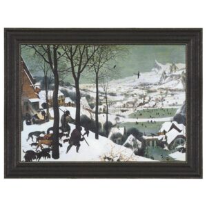 Design Toscano DA1714 47 1/2 Inch The Hunters in The Snow 1565 Canvas Replica Painting - Grande