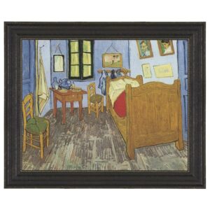 Design Toscano DA1841 15 1/2 Inch The Bedroom 1889 Canvas Replica Painting - Small