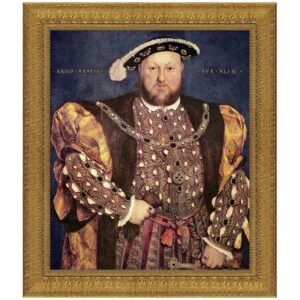 Design Toscano DA1852 25 Inch Henry VIII 1540 Canvas Replica Painting - Medium