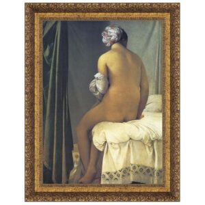 Design Toscano DA1873 28 Inch The Valpincon Bather 1808 Canvas Replica Painting - Large