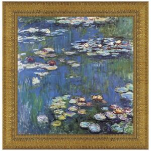 Design Toscano DA1902 27 1/2 Inch Waterlillies 1914 Canvas Replica Painting - Medium