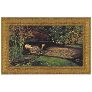 Design Toscano DA1993 40 1/2 Inch Ophelia 1851-52 Canvas Replica Painting - Large