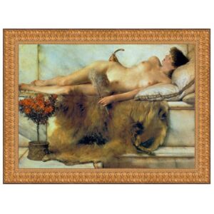 Design Toscano DA2022 28 1/2 Inch in The Tepidarium 1881 Canvas Replica Painting - Medium