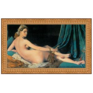 Design Toscano DA2162 28 1/2 Inch Le Grande Odalisque 1814 Canvas Replica Painting - Medium