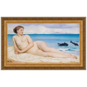 Design Toscano DA2184 49 1/4 Inch Actaea The Nymph of The Shore 1868 Canvas Replica Painting - Grande