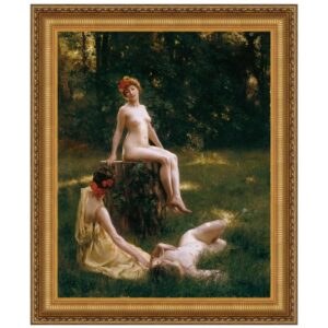 Design Toscano DA2362 24 3/4 Inch The Glade 1900 Canvas Replica Painting - Medium