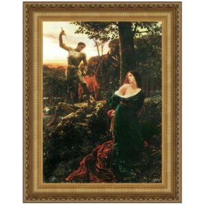 Design Toscano DA2544 23 3/4 Inch Chivalry 1885 Canvas Replica Painting - Grande