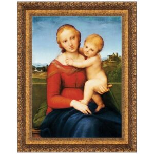 Design Toscano DA2973 30 1/2 Inch Madonna and Child The Cowper Madonna 1505 Canvas Replica Painting - Large