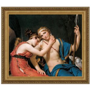 Design Toscano DA3052 29 1/4 Inch The Farewell of Telemachus and Eucharis 1818 Canvas Replica Painting - Medium