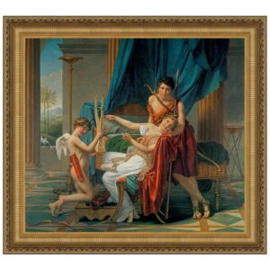 Design Toscano DA3063 35 1/4 Inch Sappho and Phaon 1809 Canvas Replica Painting - Large