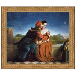 Design Toscano DA3073 36 1/2 Inch Francesca Da Rimini 1837 Canvas Replica Painting - Large