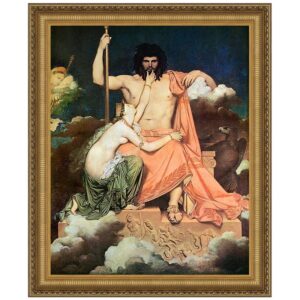 Design Toscano DA3133 32 1/4 Inch Jupiter and The tis 1811 Canvas Replica Painting - Large