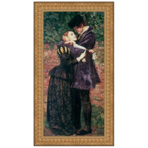 Design Toscano DA3144 28 Inch a Huguenot On St Bartholomews Day 1852 Canvas Replica Painting - Grande