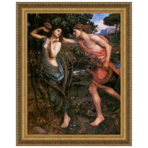 Design Toscano DA3233 31 1/4 Inch Apollo and Daphne 1908 Canvas Replica Painting - Large