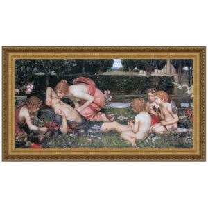 Design Toscano DA3242 32 1/4 Inch The Awakening of Adonis 1900 Canvas Replica Painting - Medium