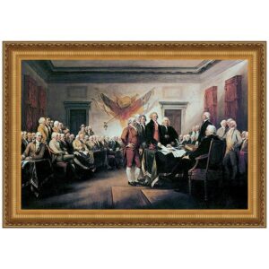 Design Toscano DA3292 29 1/4 Inch Declaration of Independence 1817 Canvas Replica Painting - Medium