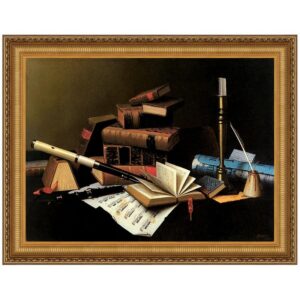 Design Toscano DA3414 49 1/4 Inch Music and Literature 1878 Canvas Replica Painting - Grande