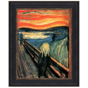 Design Toscano DA3732 22 1/4 Inch The Scream 1893 Canvas Replica Painting - Medium