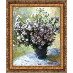 Design Toscano DA4032 23 Inch Vase of Flowers 1882 Canvas Replica Painting - Medium