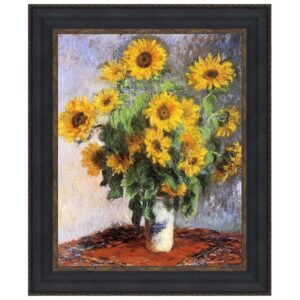 Design Toscano DA4062 22 1/4 Inch Bouquet of Sunflowers 1881 Canvas Replica Painting - Medium