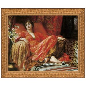 Design Toscano DA4271 16 1/2 Inch Leila Passion 1892 Canvas Replica Painting - Small