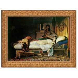 Design Toscano DA4332 28 1/2 Inch The Death of Cleopatra 1874 Canvas Replica Painting - Medium