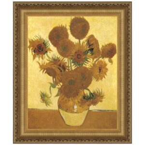 Design Toscano DA4591 17 3/4 Inch Sunflowers 1888 Canvas Replica Painting - Small