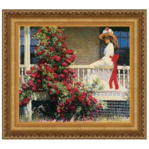 Design Toscano DA4613 36 1/2 Inch The Crimson Rambler 1908 Canvas Replica Painting - Large