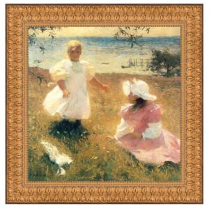 Design Toscano DA4641 21 1/2 Inch The Sisters 1899 Canvas Replica Painting - Small