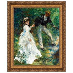 Design Toscano DA4774 39 Inch La Promenade 1870 Canvas Replica Painting - Grande