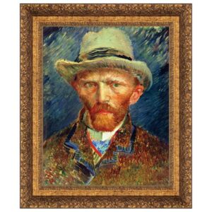 Design Toscano DA4832 27 Inch Self Portrait Vincent Van Gogh 1887 Canvas Replica Painting - Medium