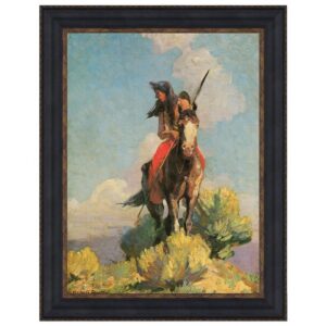 Design Toscano DA4961 17 3/4 Inch Crow Outlier 1896 Canvas Replica Painting - Small