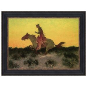 Design Toscano DA4993 42 3/4 Inch Against The Sunset 1906 Canvas Replica Painting - Large