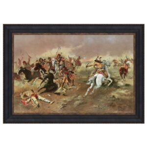 Design Toscano DA5002 32 3/4 Inch For Supremacy 1895 Canvas Replica Painting - Medium