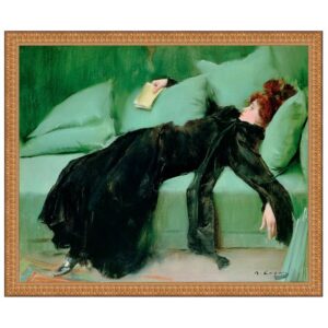 Design Toscano DA5172 29 1/2 Inch After The Ball Young Decadent 1895 Canvas Replica Painting - Medium