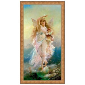 Design Toscano DA5213 33 1/2 Inch Fortuna Canvas Replica Painting - Large