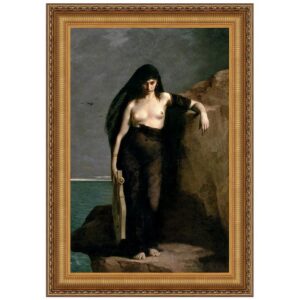 Design Toscano DA5281 16 1/4 Inch Sappho 1877 Canvas Replica Painting - Small