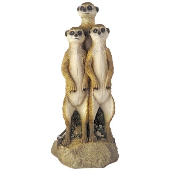 Design Toscano DB32136 11 Inch Meerkat Gang Statue