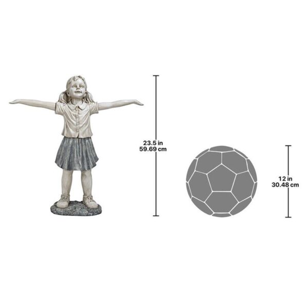 Design Toscano EU34080 23 Inch Hope the Optomistic Gardener Statue
