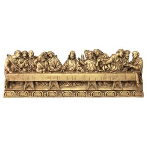 Design Toscano EU37012 18 1/2 Inch The Last Supper Detailed Version Plaque