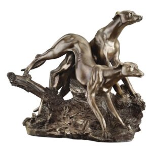 Design Toscano EU4717 16 Inch Ahead of the Pack Greyhound Sculpture