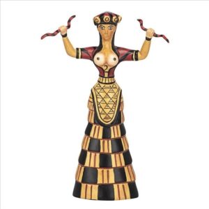 Design Toscano EU596 7 1/2 Inch Cretan Snake Goddess